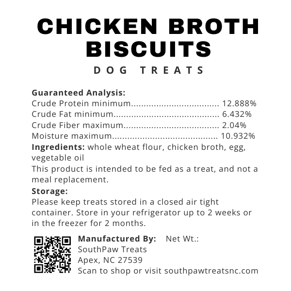 Chicken Broth Pet Treats