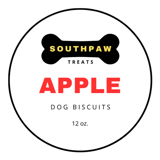 Apple Dog Biscuits- Personalized