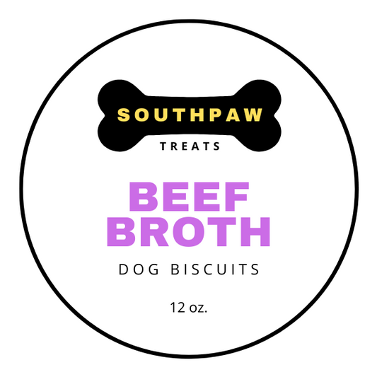 Beef Broth Dog Biscuits- Personalized