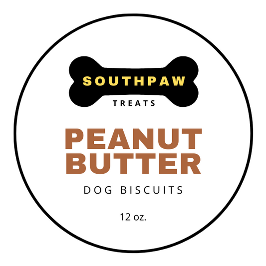 Peanut Butter Dog Biscuits- Personalized