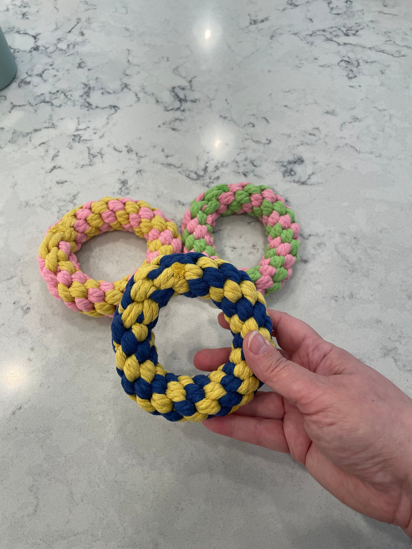 Enrichment toys- rope toy
