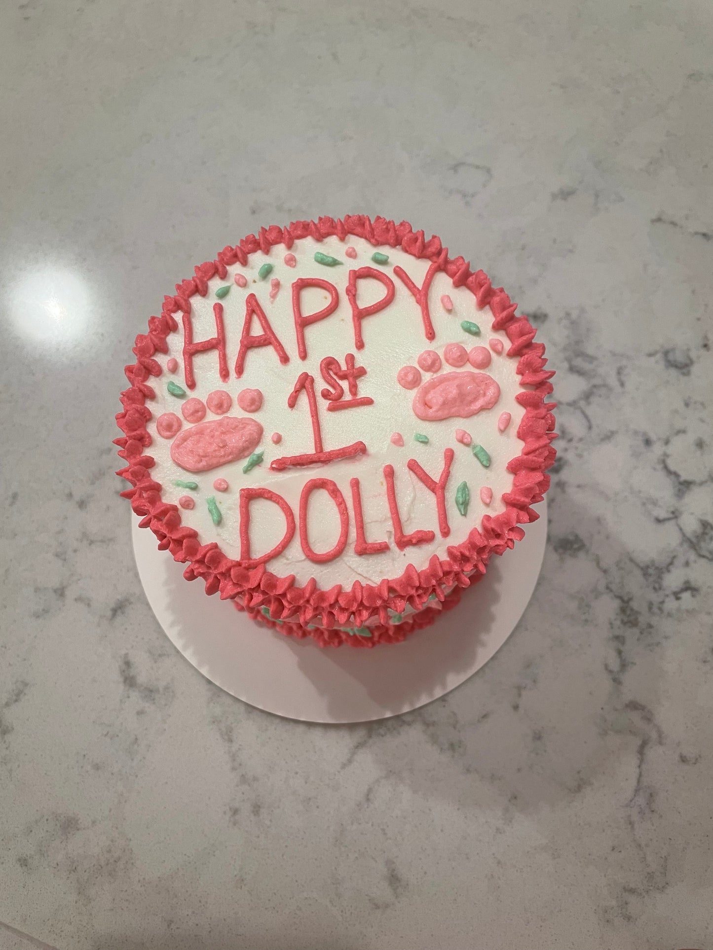 It’s a baby! Gender Reveal Cake