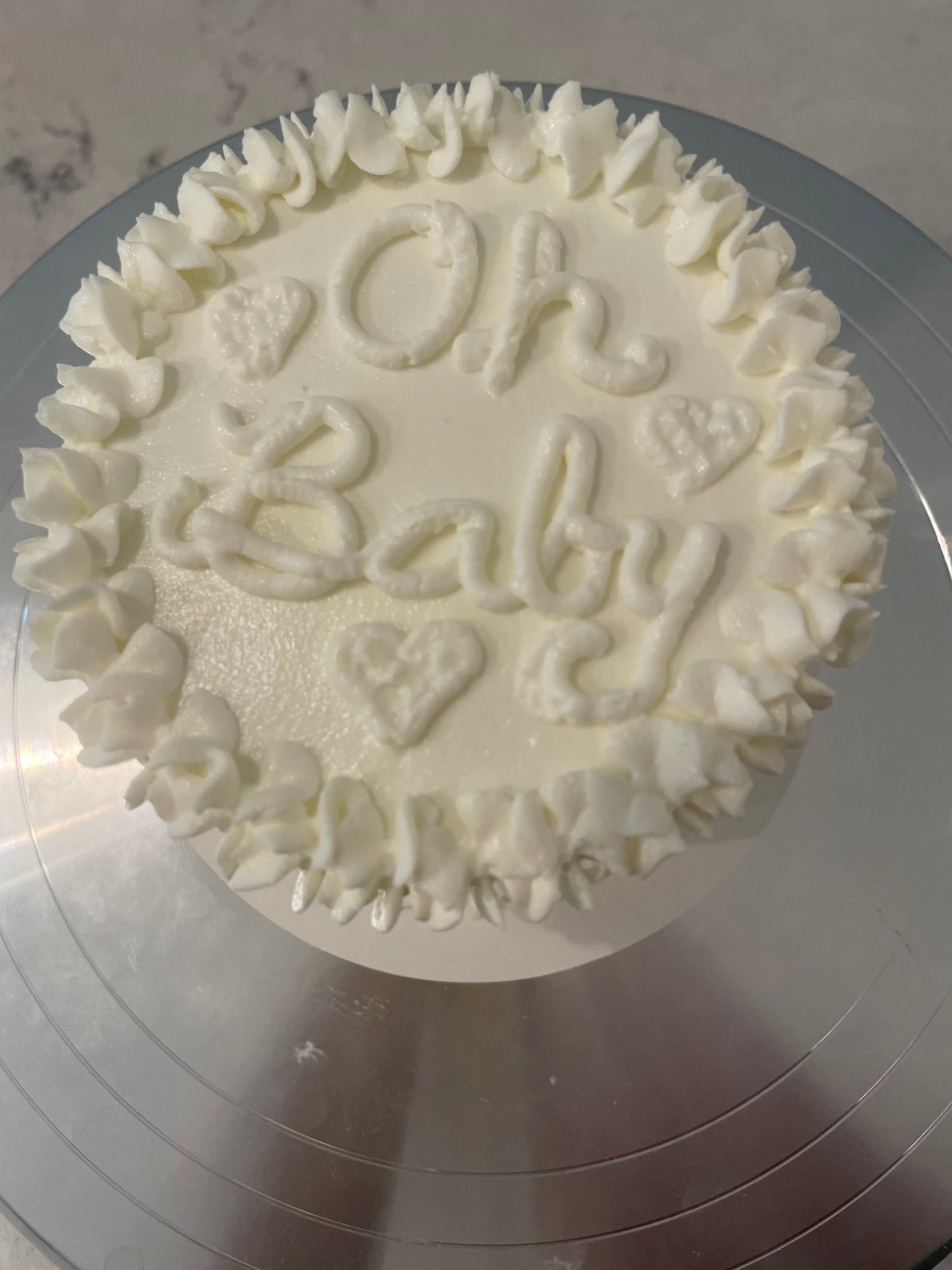 It’s a baby! Gender Reveal Cake