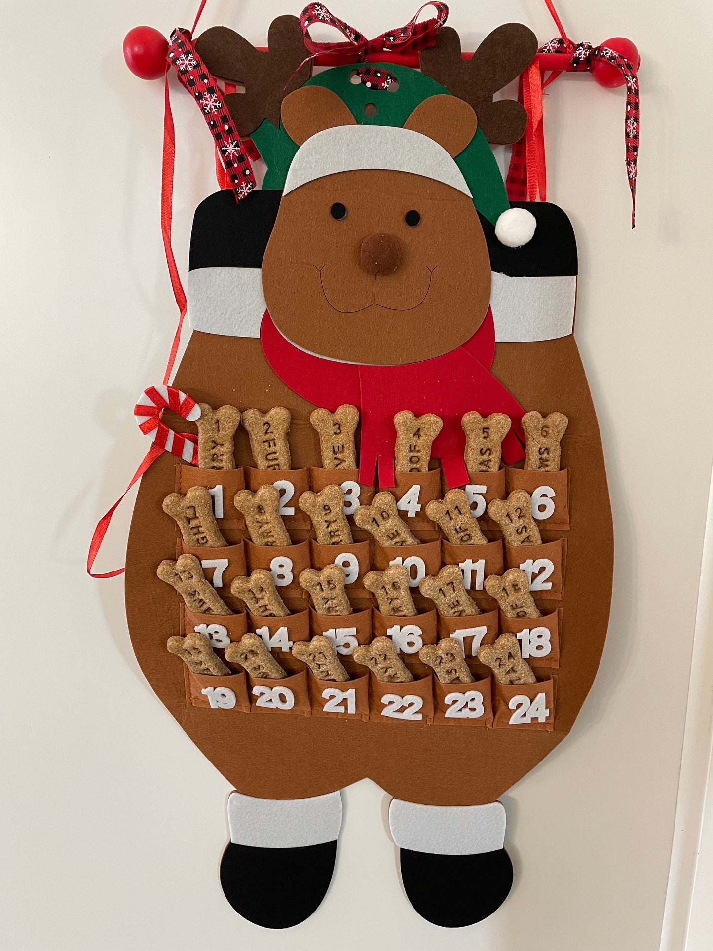 Christmas Countdown Calendar- Santa or Reindeer