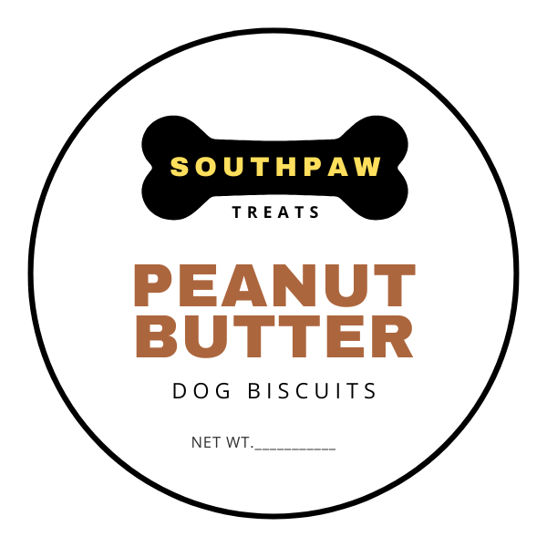 SouthPaw Treats Personalized Peanut Butter Dog Treats